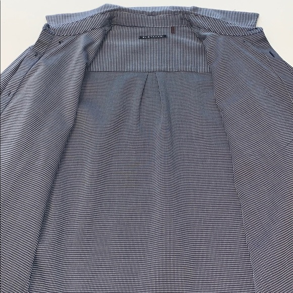 Elie Tahari Men's shirt, size L, navy and white - Picture 6 of 7